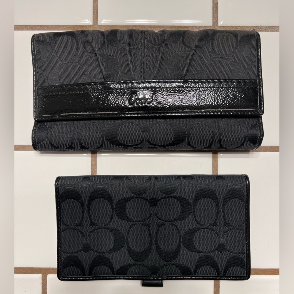 Coach Purse, Wallet and Checkbook Holder